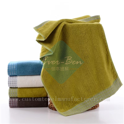 China Bulk Custom Logo Bamboo most absorbent bath towels Manufacturer Bespoke Brand Yellow Bamboo Bath Towels Supplier